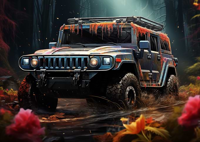 Hummer off road 4x4 SUV