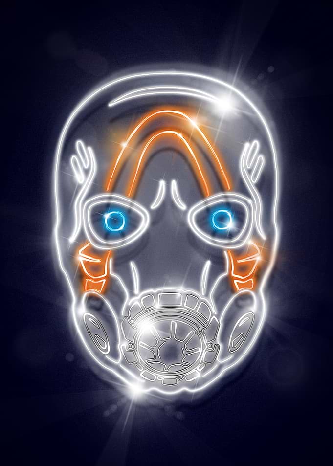 Psycho Mask Neon