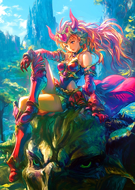 Dragon Maiden Elf Warrior