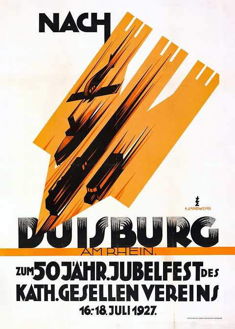 Retro Jubilee Poster — retro advertising art on metal