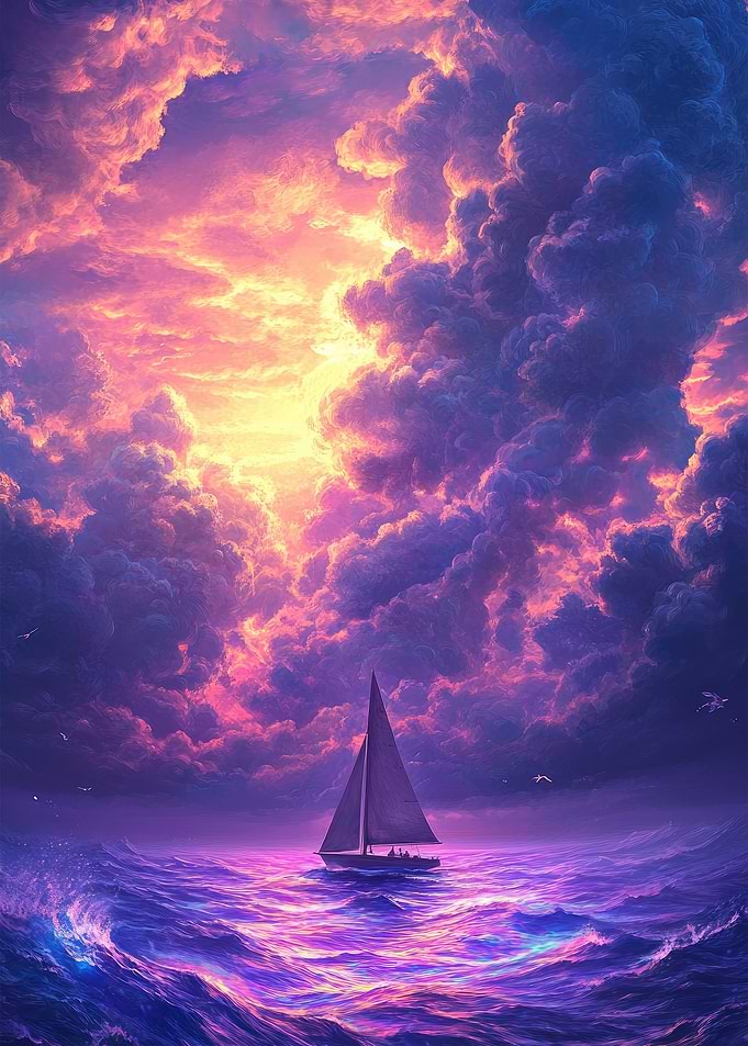 Surreal Sailboat