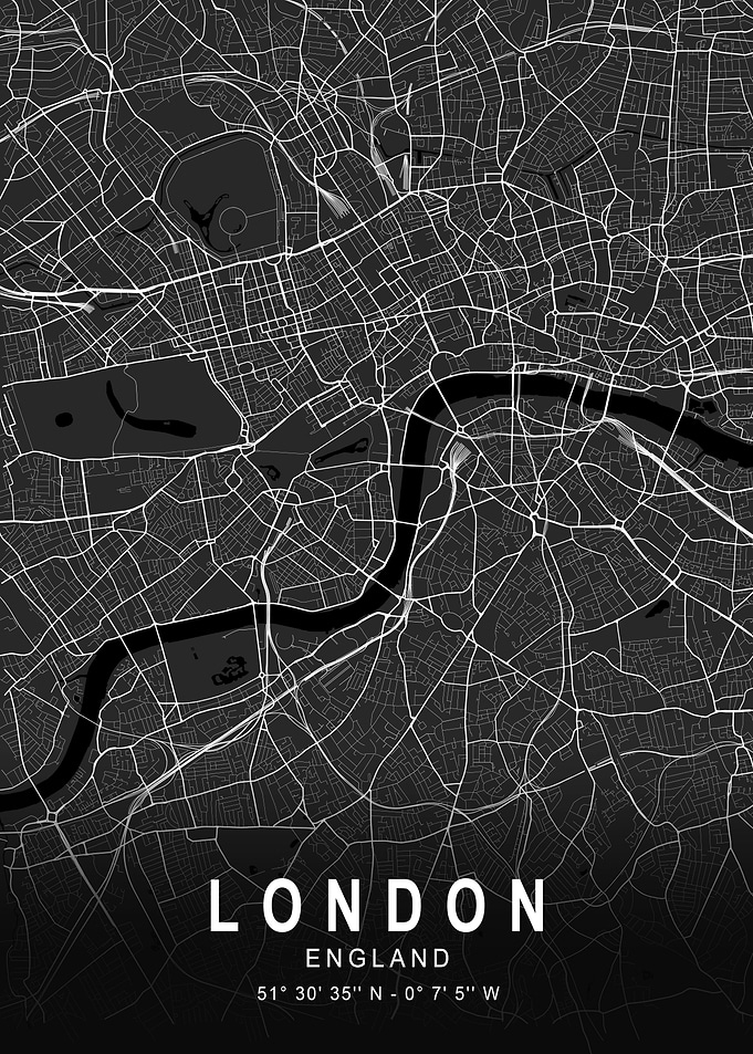 London Dark Map