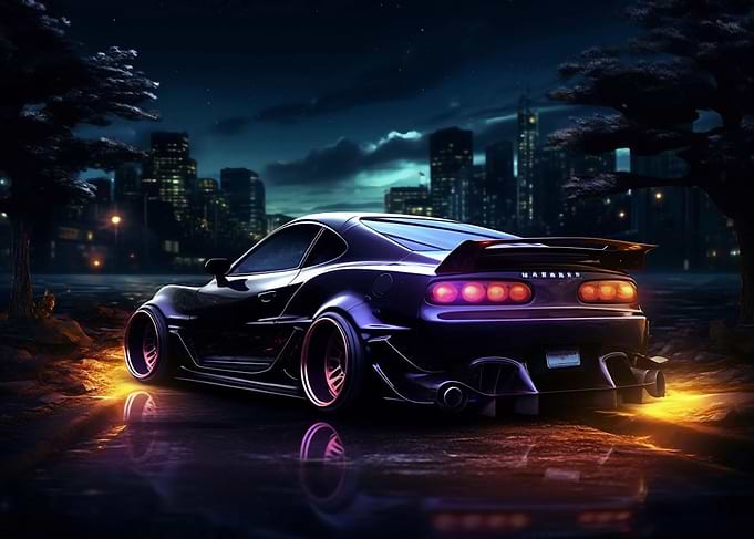 JDM car Toyota Celica Supr