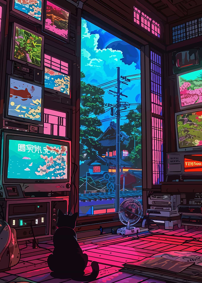 Black Cat Cyberpunk