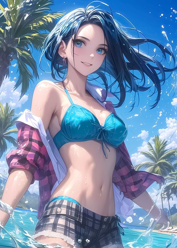 Beach Girl in Bikini