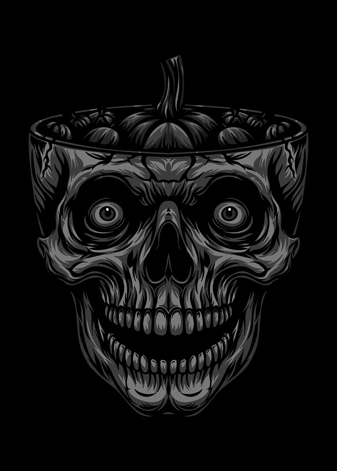 Skull Pumpkin