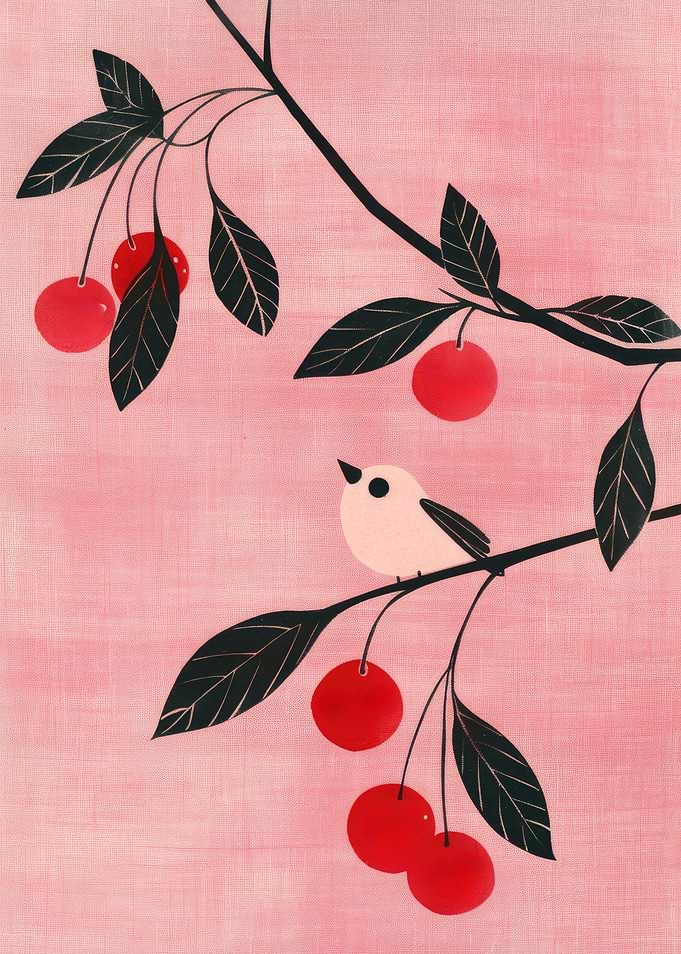 Bird on a Cherry Tree