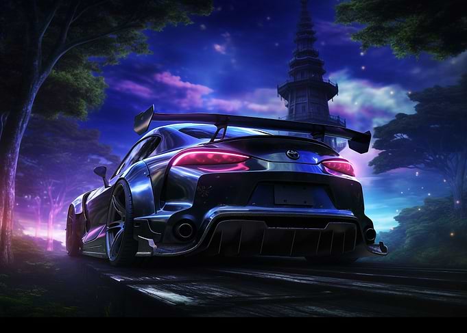 JDM car Toyota Supra RZ