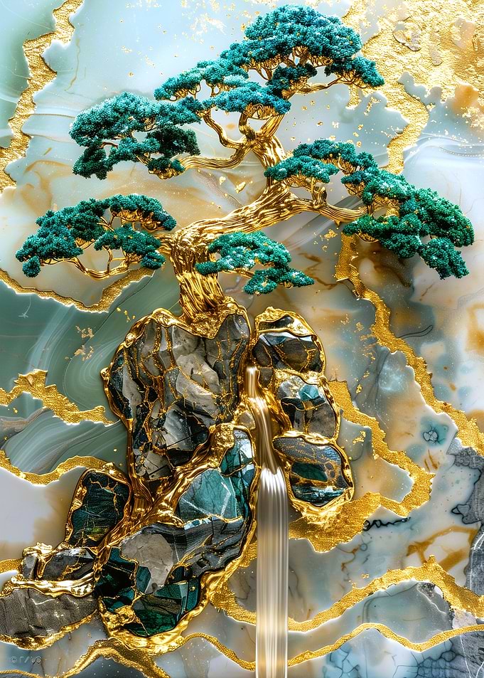 Golden Tree of Harmony Art