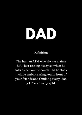 Dad Definition funny