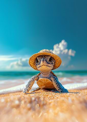 Straw hat turtle