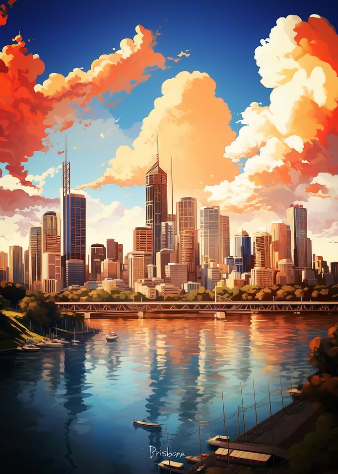 Brisbane Oil Painting