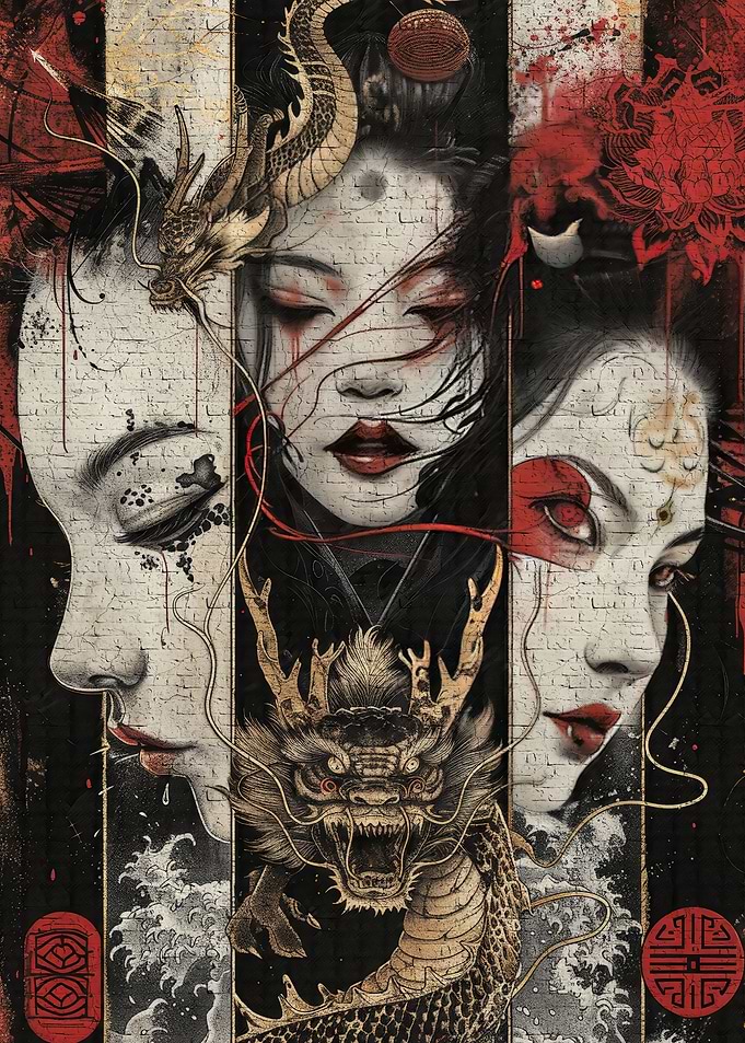 Dragon Geisha samurai
