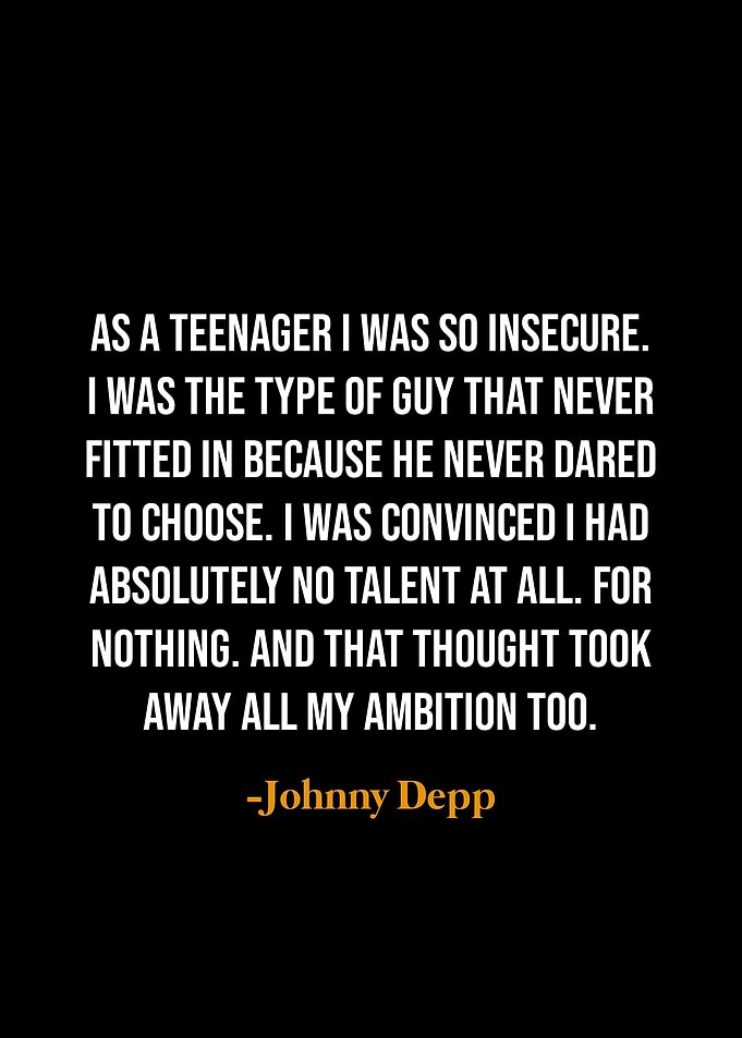 Johnny Depp quotes