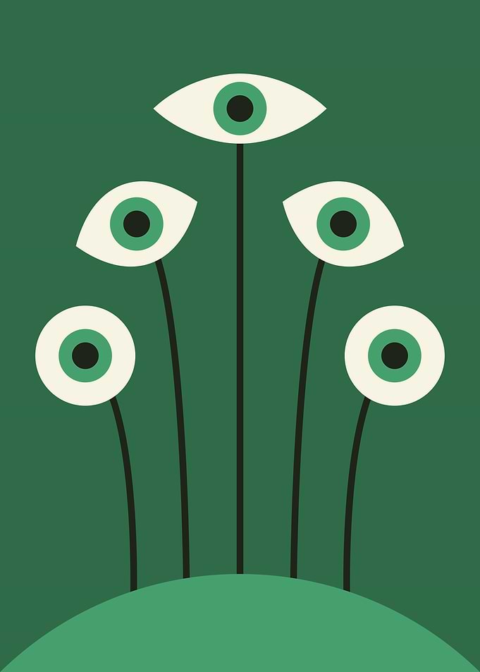 Big eyed plants