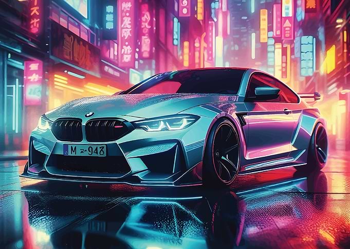 BMW M4 Neon Street