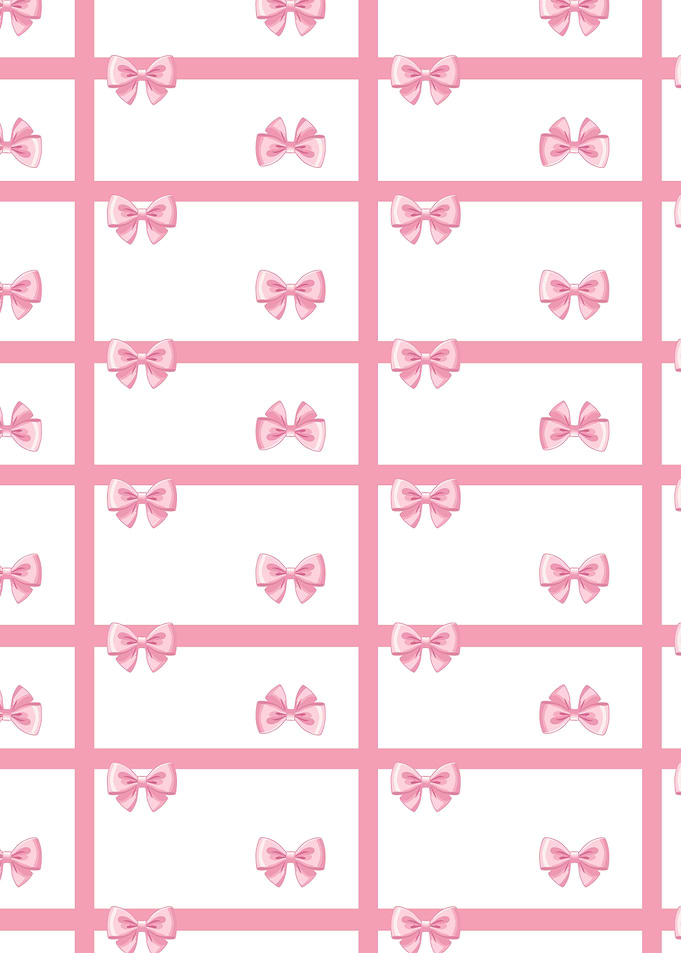 Cute Coquette Pink Bows