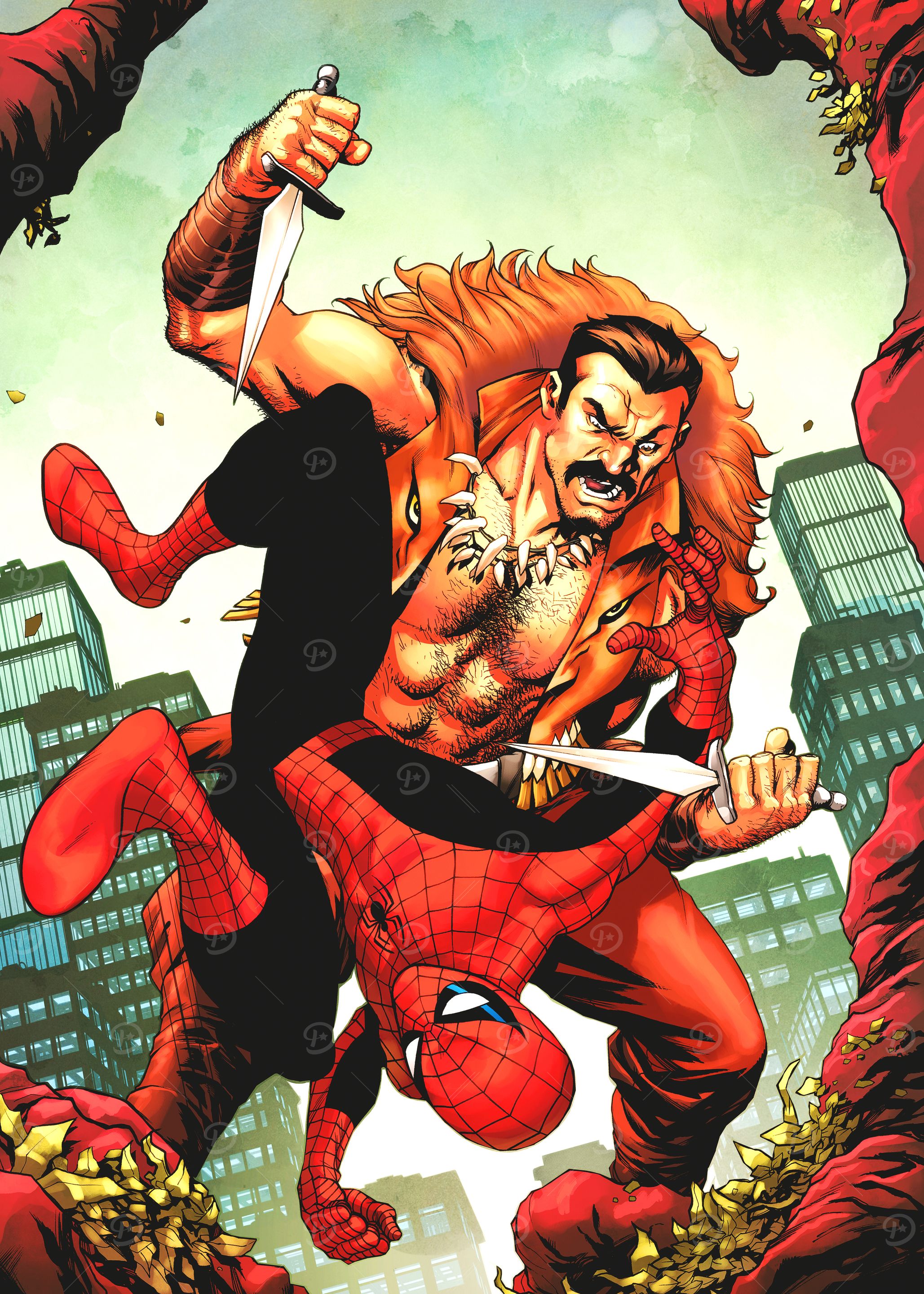 Kraven Spider-Man Battle