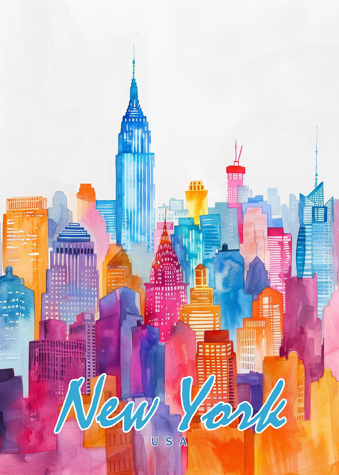 New York City Watercolor