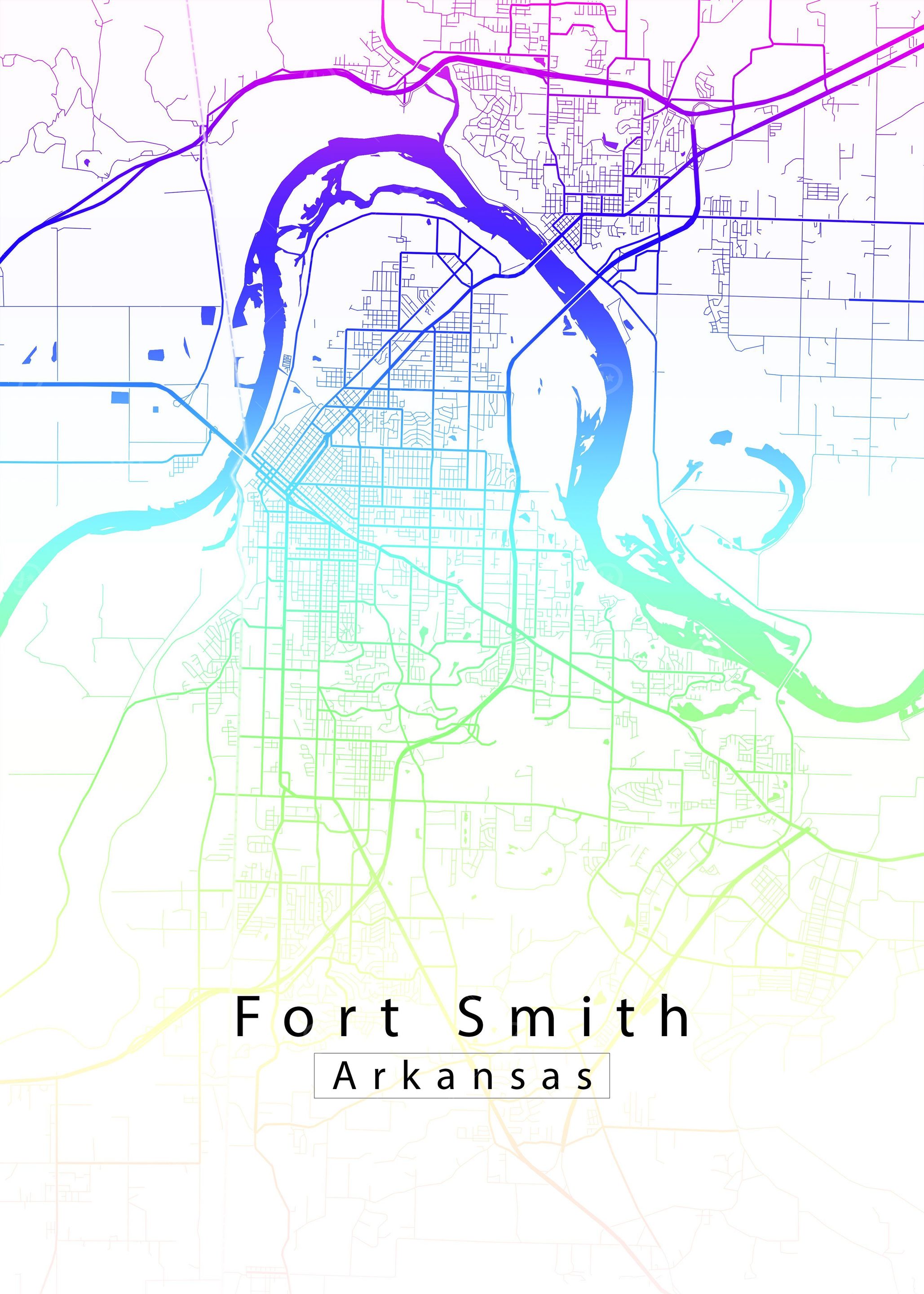 Fort Smith Arkansas Map