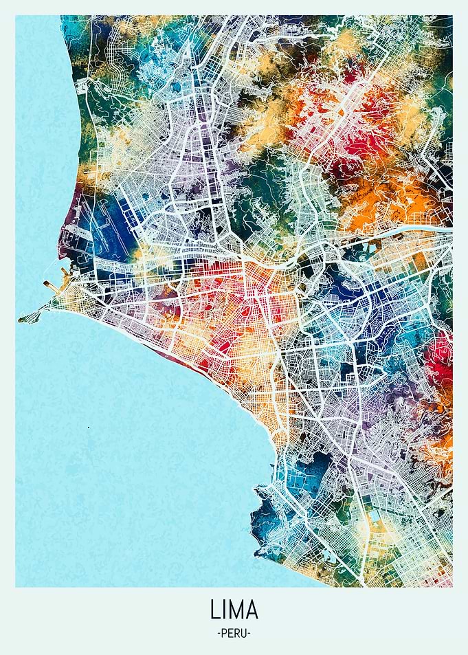 Lima Peru Map