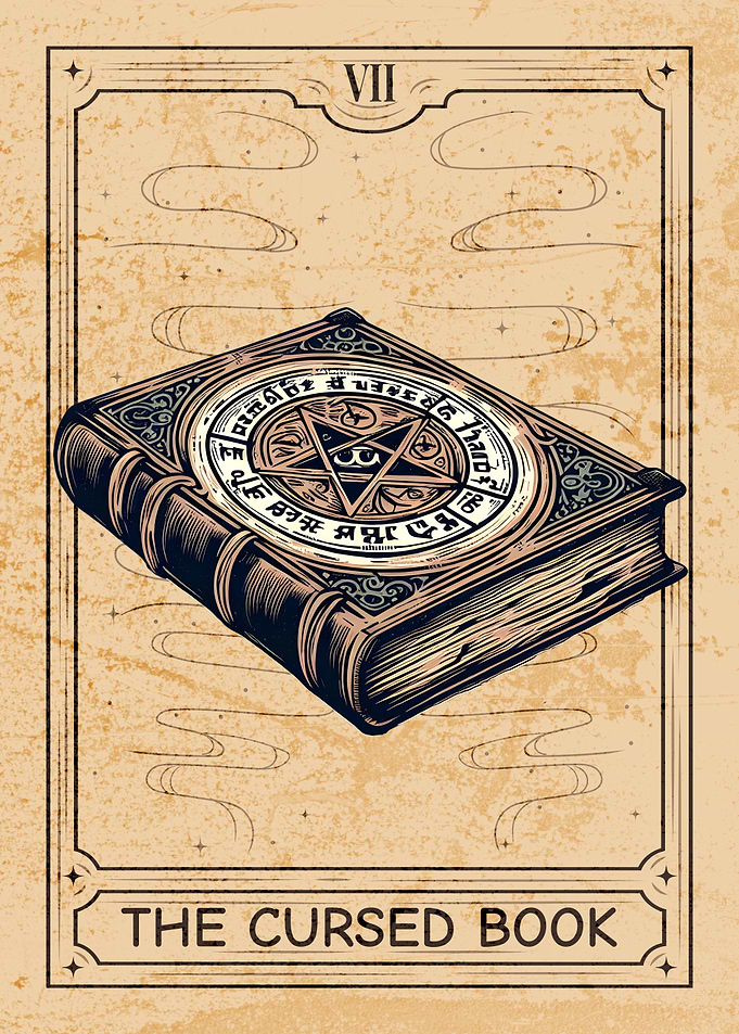 Black Magic Book Tarot
