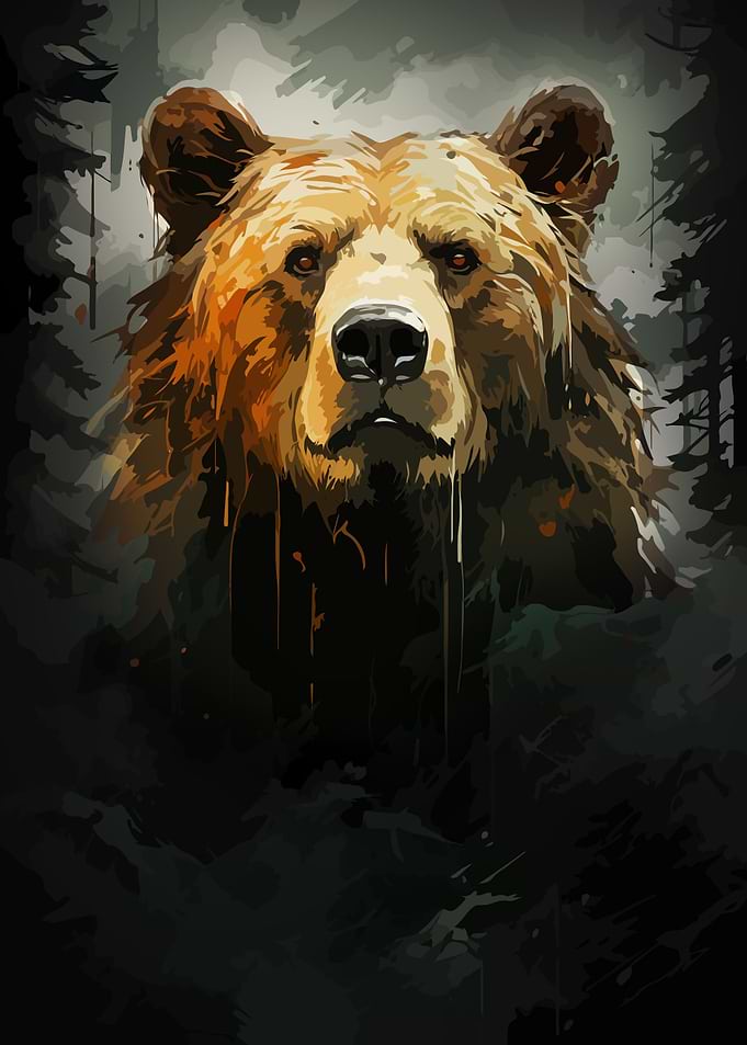 Grizzly Bear Stares