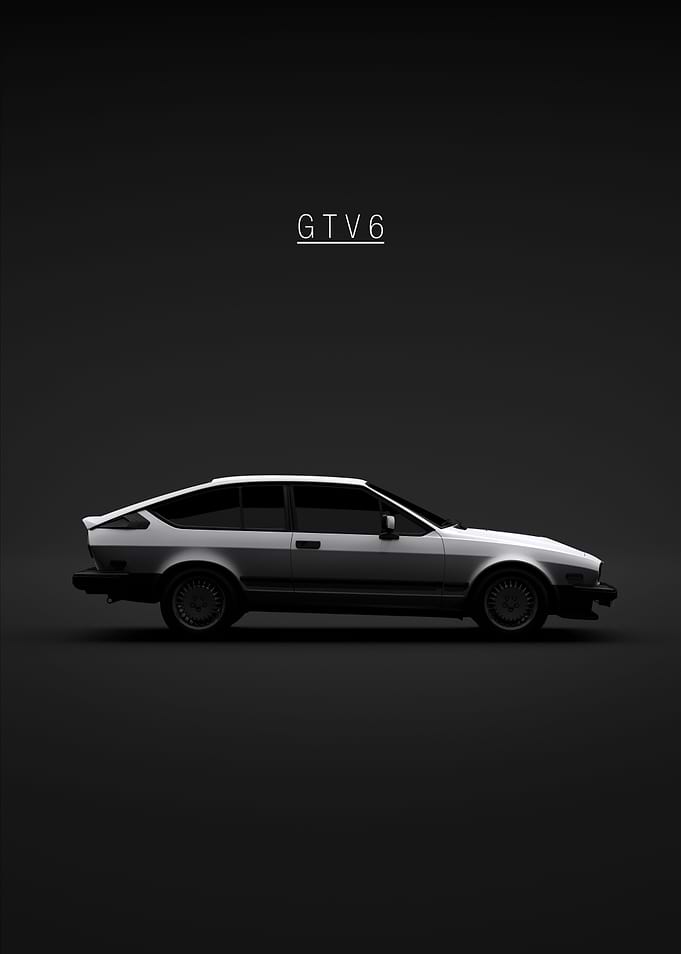 Alfa Romeo GTV6 White