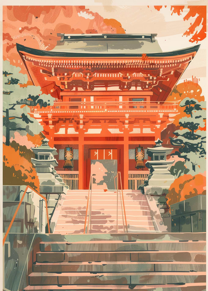 Japanese Shinto Temple