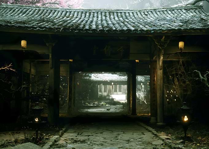 china vintage house