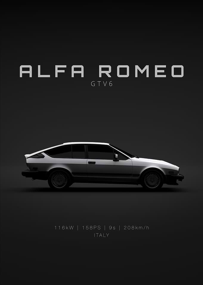 1986 Alfa Romeo GTV6 White