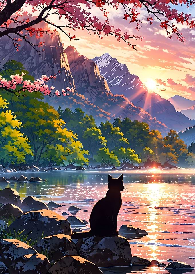 Peaceful Morning Sunrise