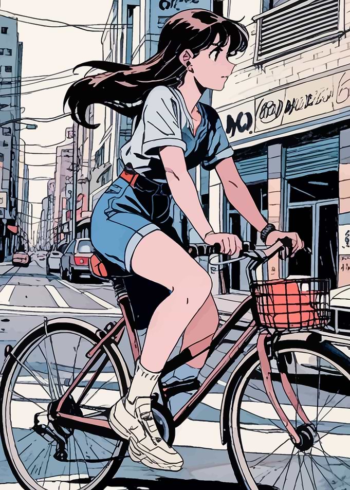 Girl Ridding