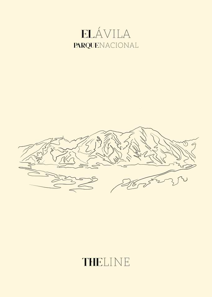 El Avila as line art