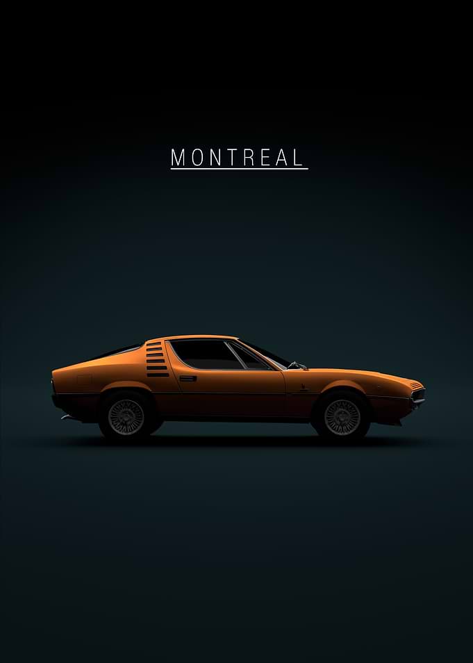 Alfa Romeo Montreal Orange