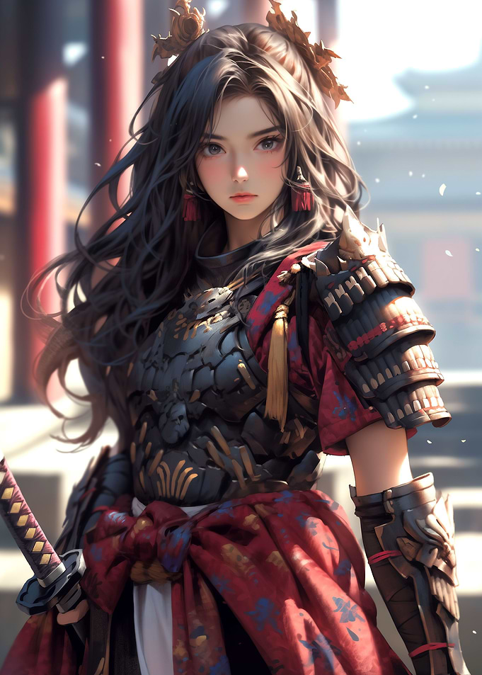Cute Samurai Girl
