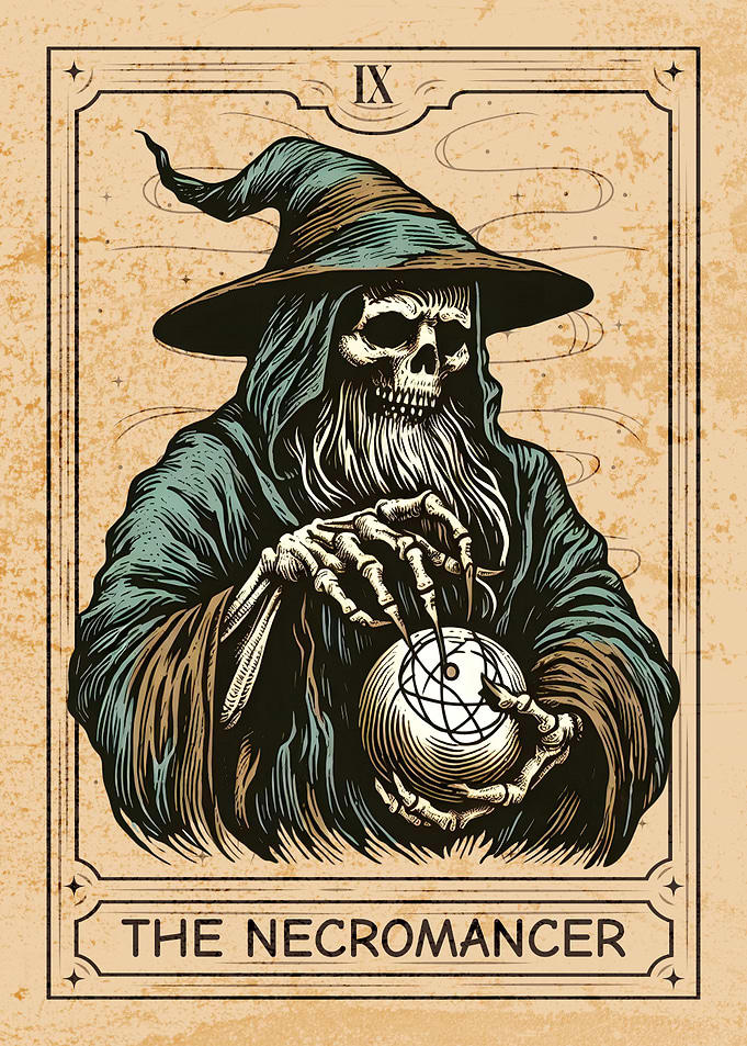 Necromancer Tarot Card
