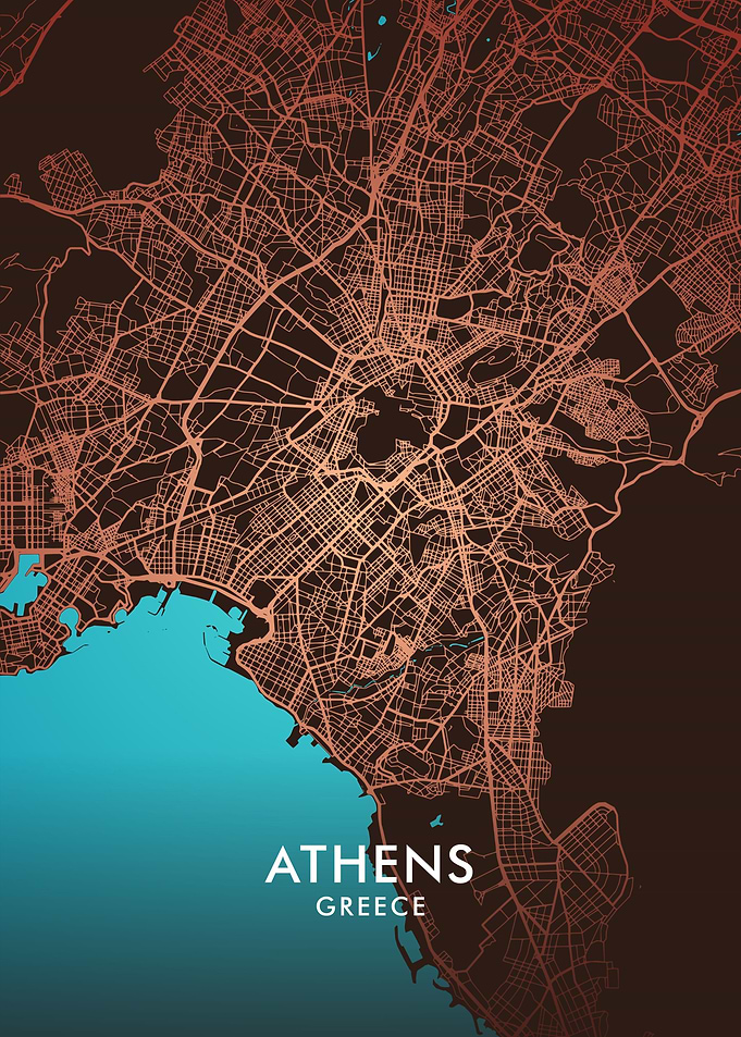 Athens City Map