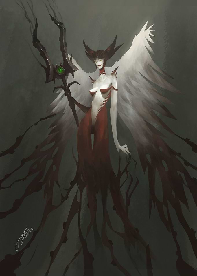 Angel Reborn From Blood