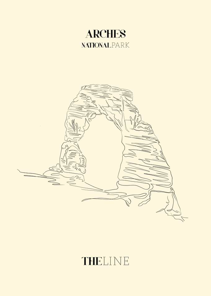 Arches in line art