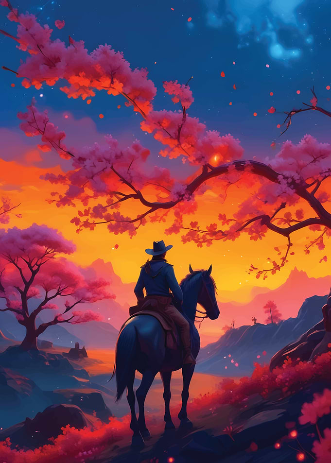 Sunset landscapes gaming