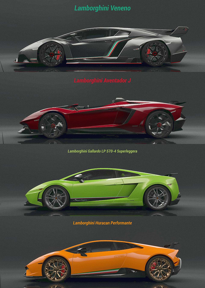 Lamborghini supercars