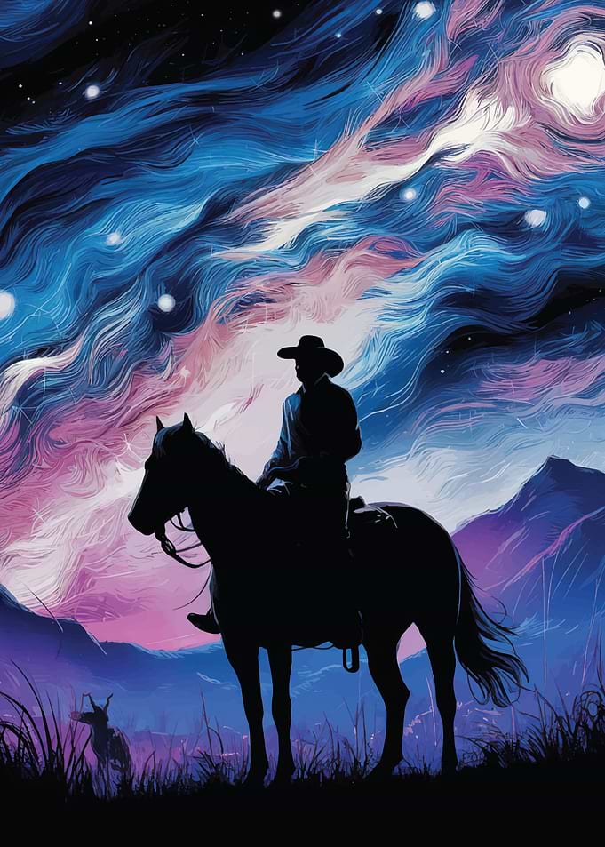 Starry Night Red Dead