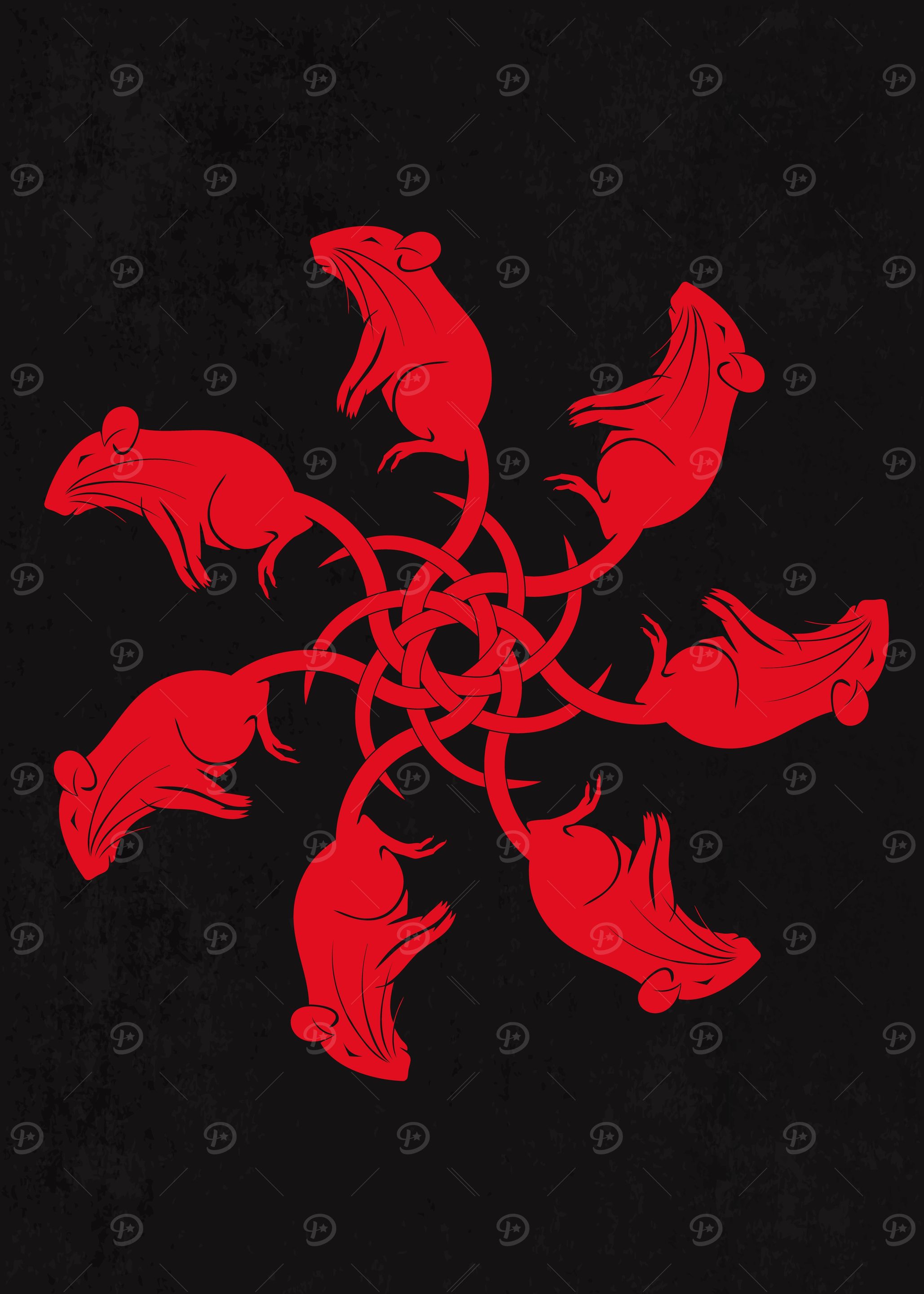 rat king red symbol