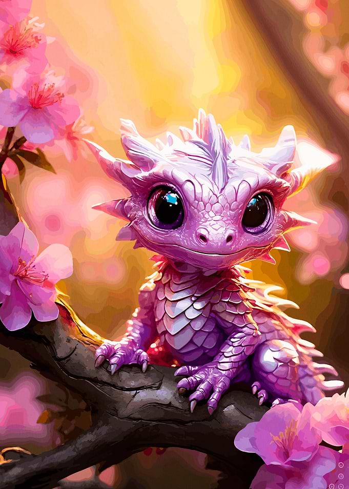 Dragons cherry bloom