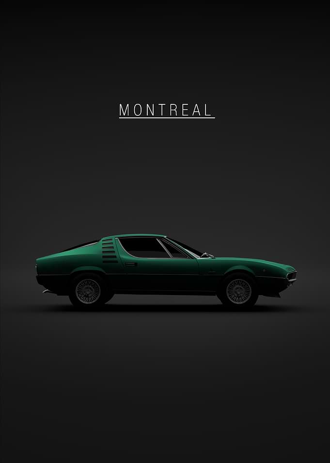 Green Alfa Romeo Montreal