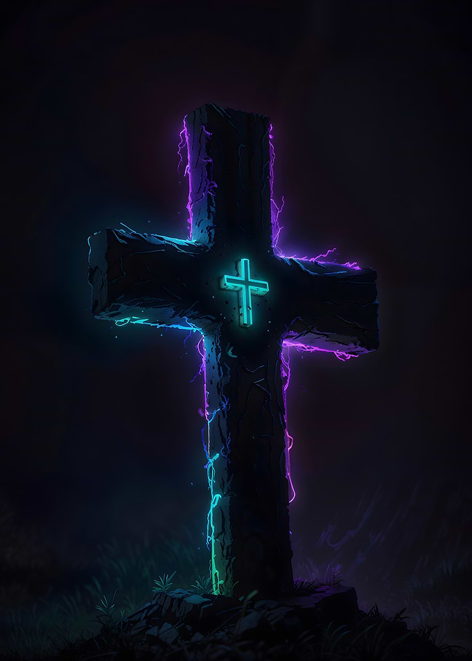Glowing Cross