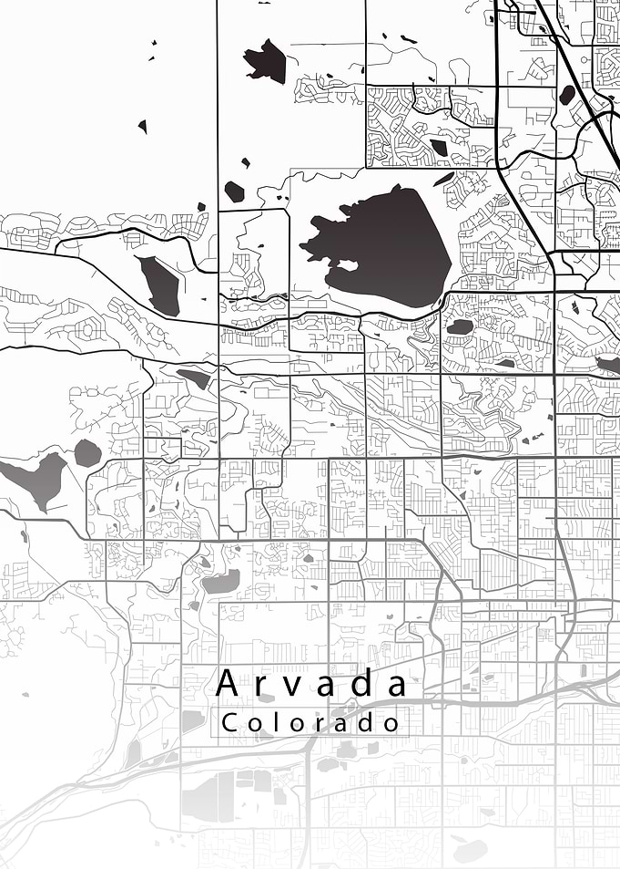 Arvada Colorado Map
