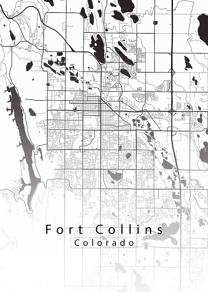Fort Collins Colorado Map