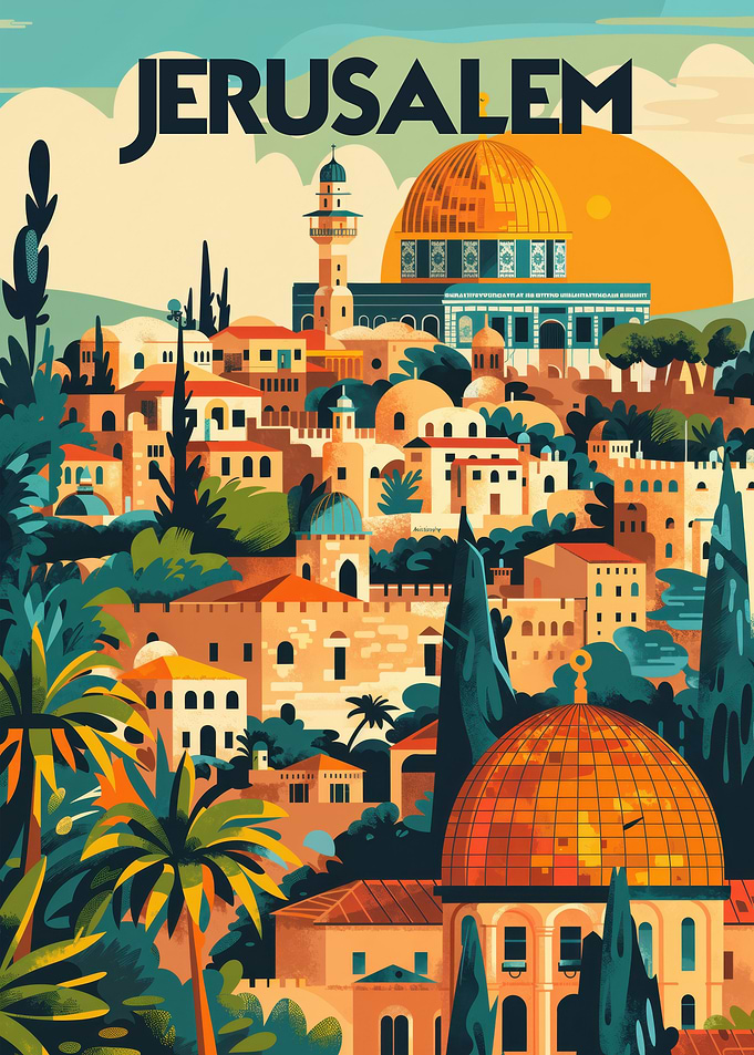 Jerusalems Golden Glow